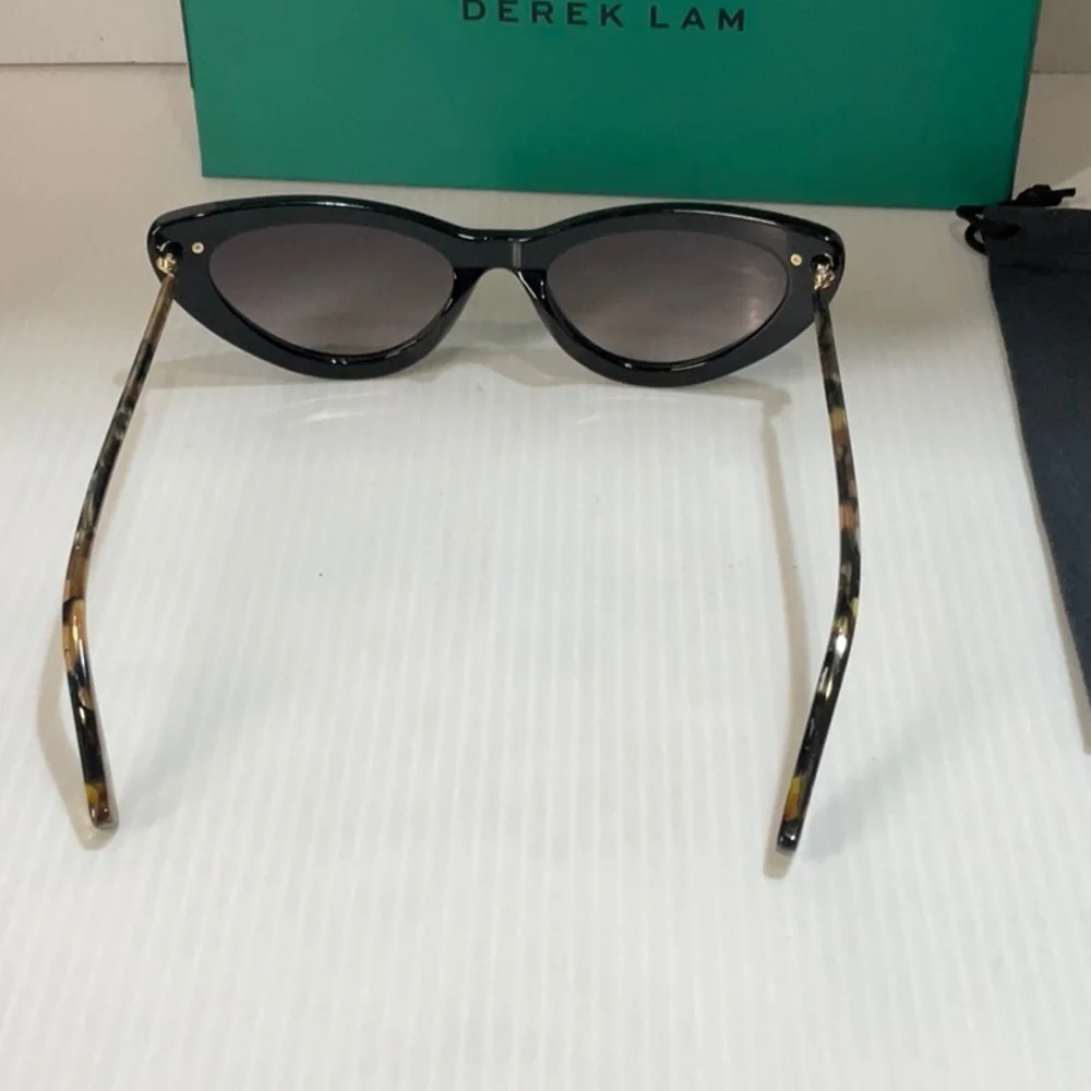 Derek Lam Black Cat Eye Sunglasses